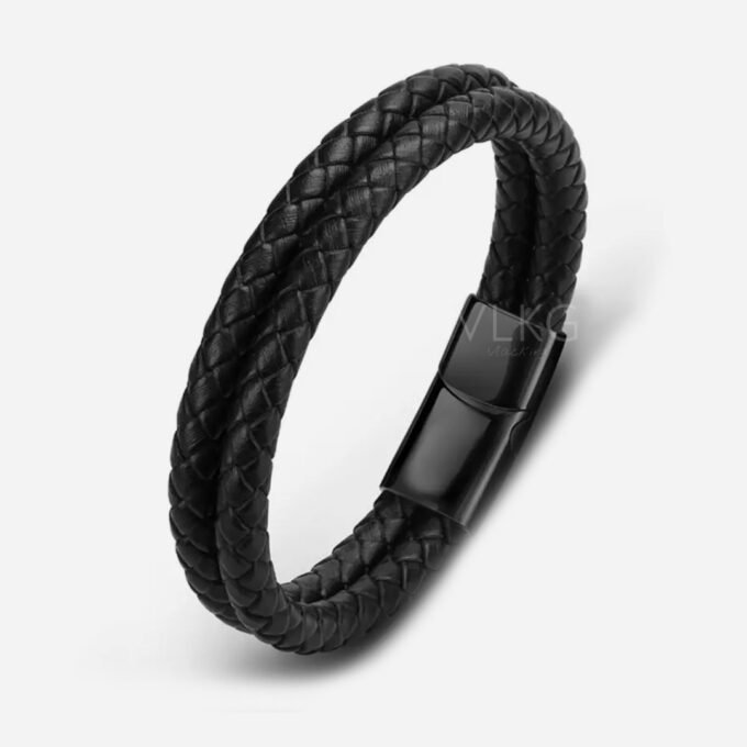 Pulsera Cuero Trenzado Simple V2