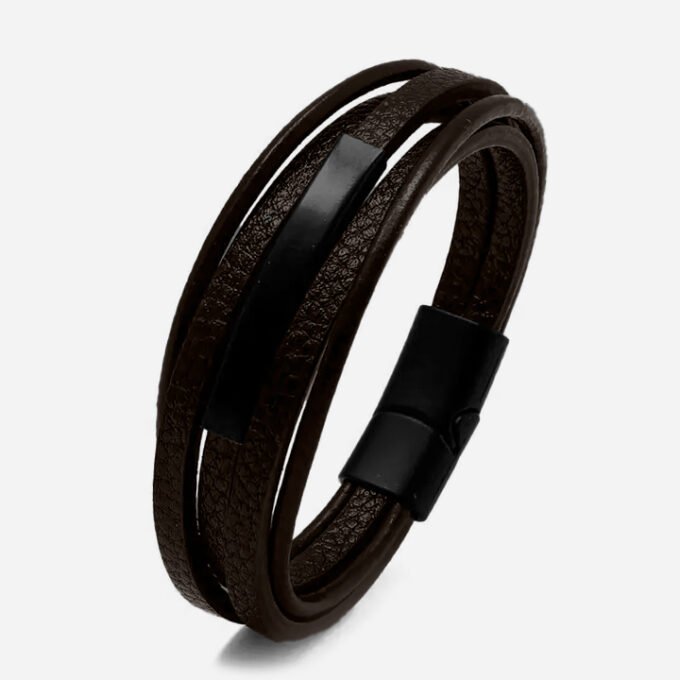 Pulsera Cuero Style Brown