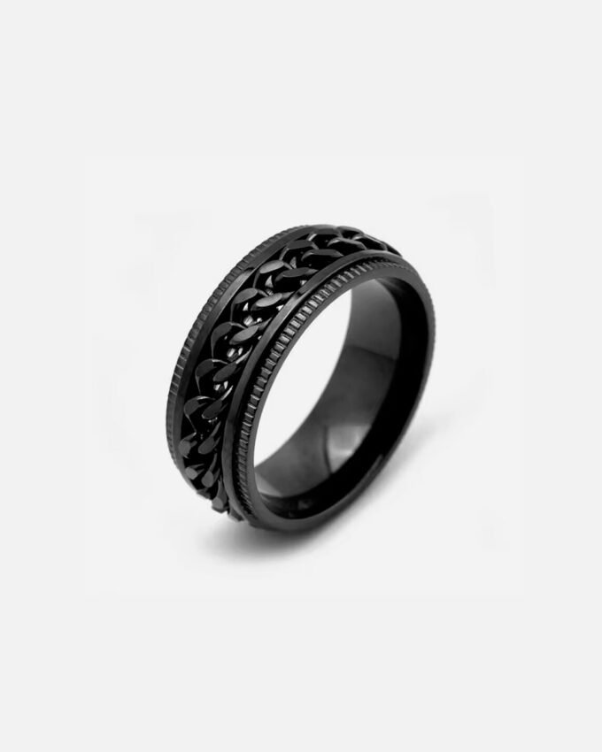 Anillo Cubano Black
