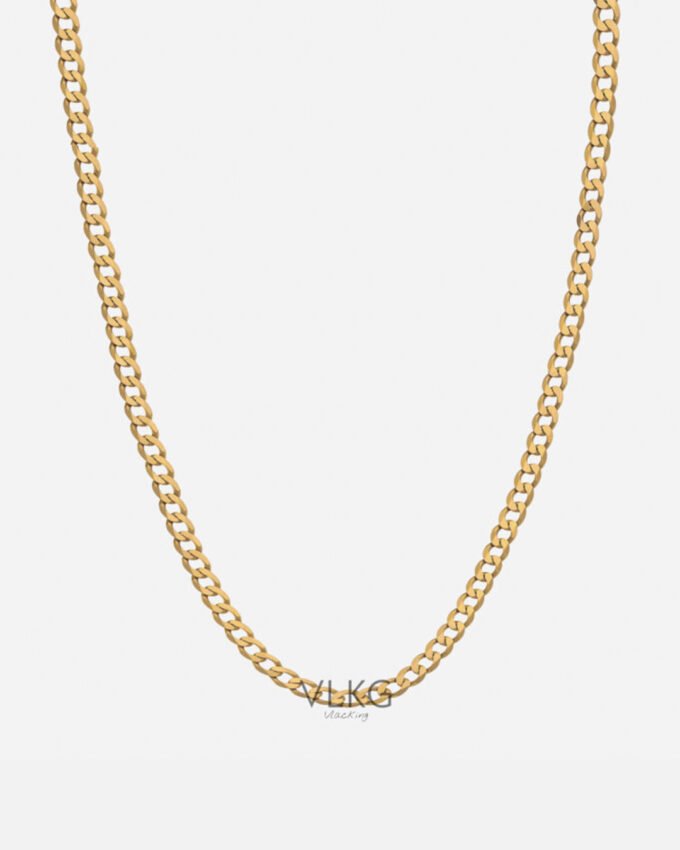 Cadena Cubana Gold 3 mm