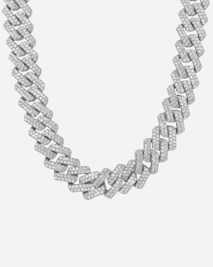 Cadena Cubana Ice Square 1,5 cm