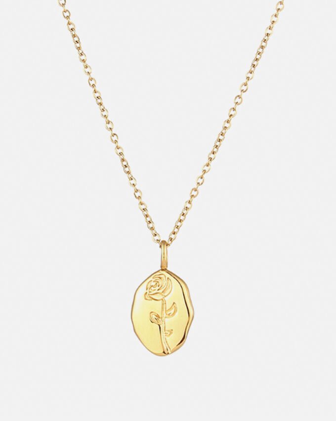 Collar Oval Rose Gold