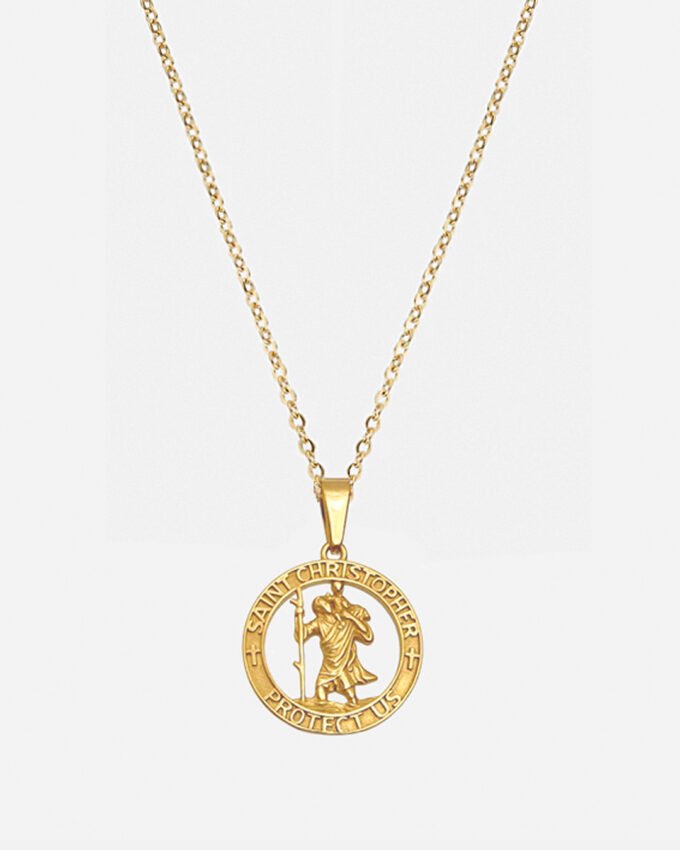 Collar Saint Christopher Gold