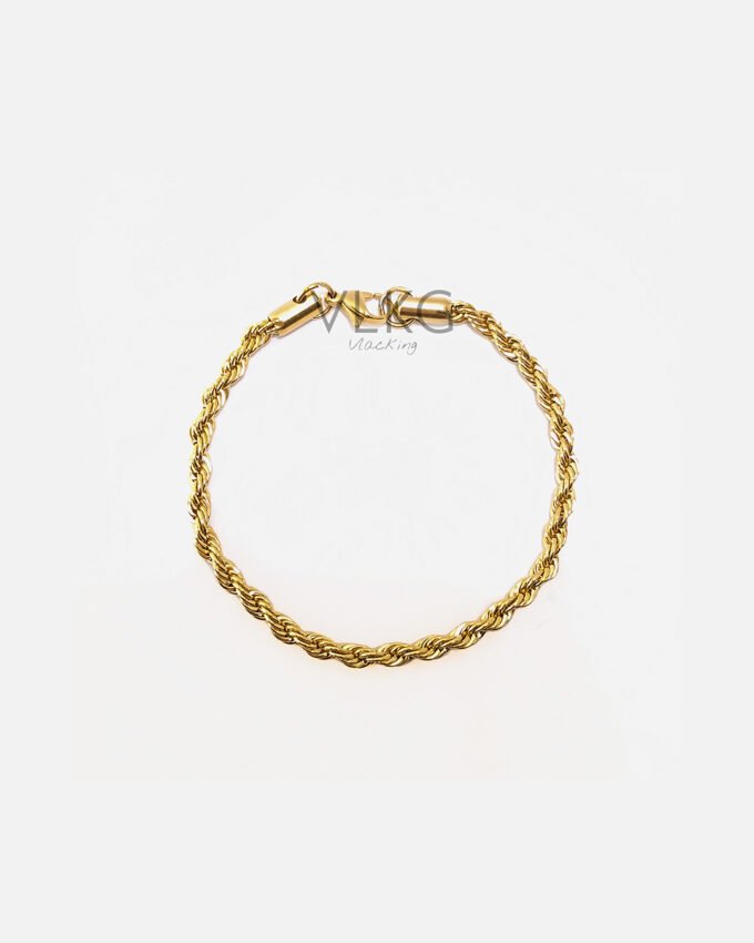 Pulsera Tourbillon Gold 4 mm