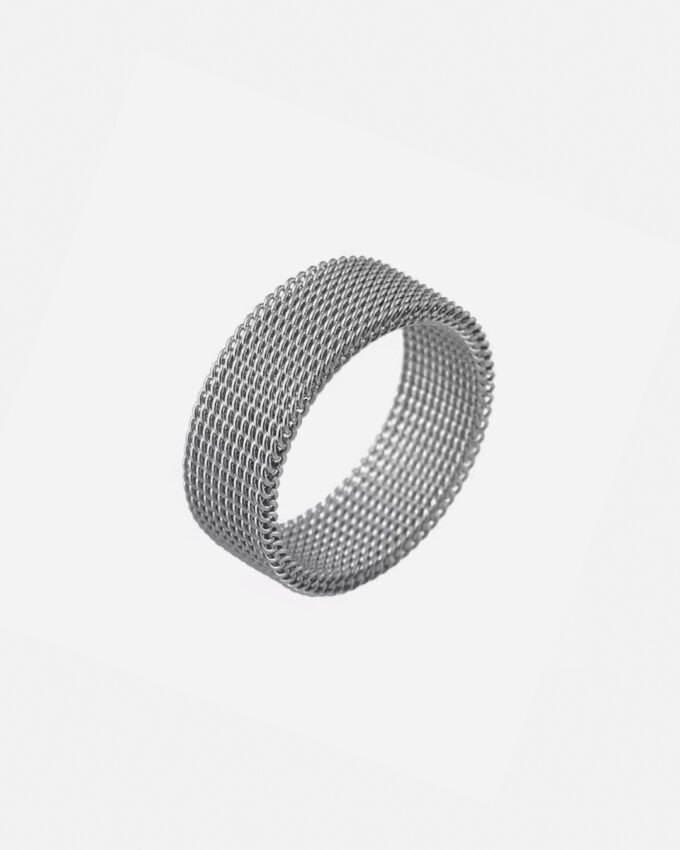 Anillo Mesh Silver